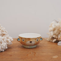 Tomoko Kubo コンガリ舍 Animal Face Bowl TK26