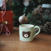 Fumiko Kondo 近藤布美子 - Green Bear Mug FK01