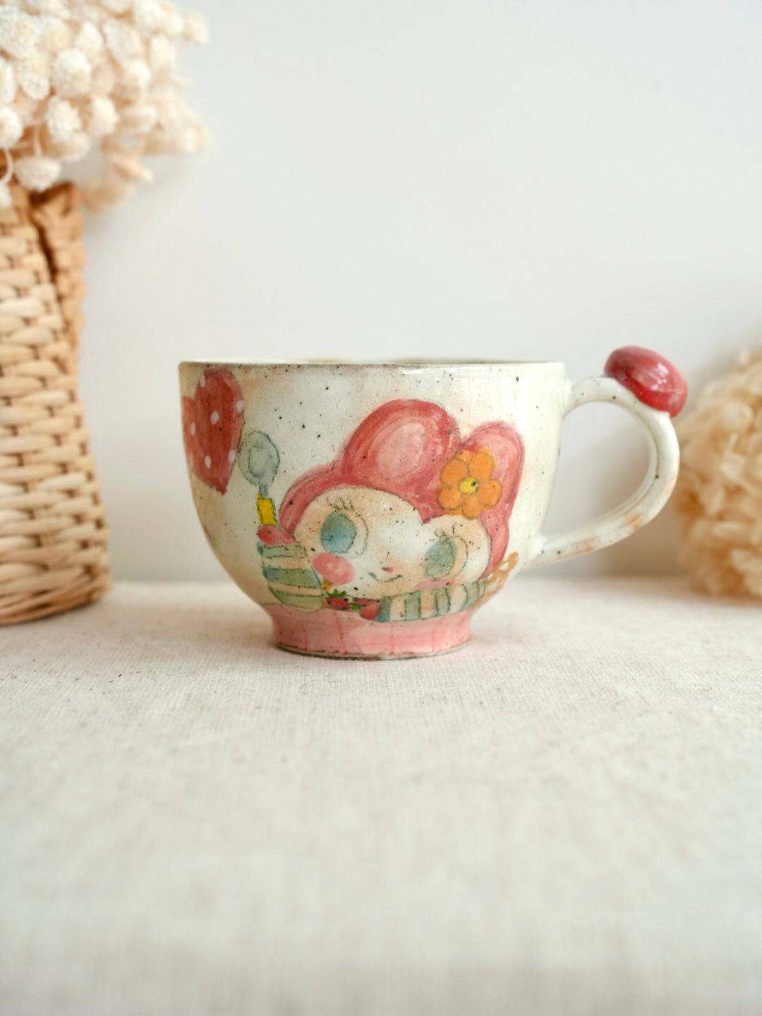 Asako Yamaguchi 山口麻子 Animal Large Round Mug AI02