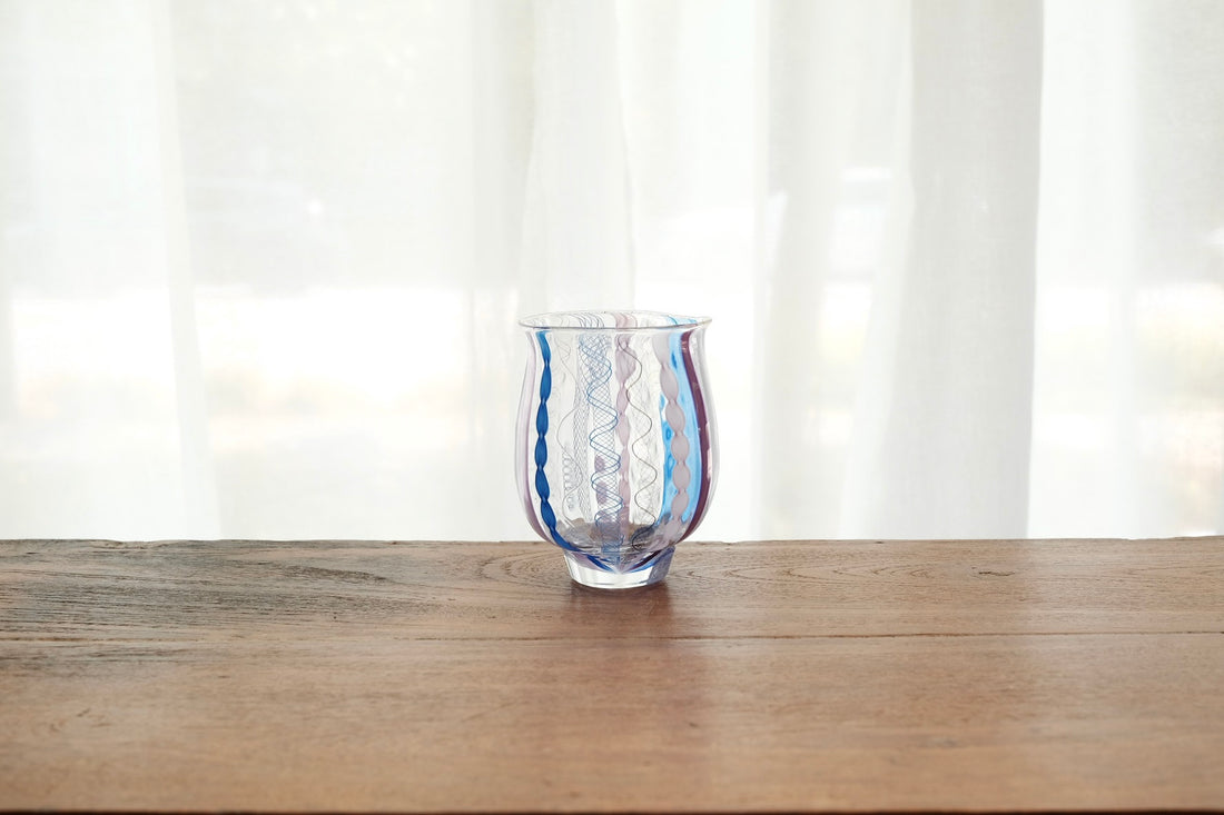 Makiko Kitagata 北形槙子 Lace Round Glass MG08
