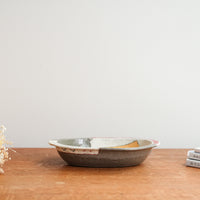 Hapun Pottery 拝志睦子 Oval Plate HP12