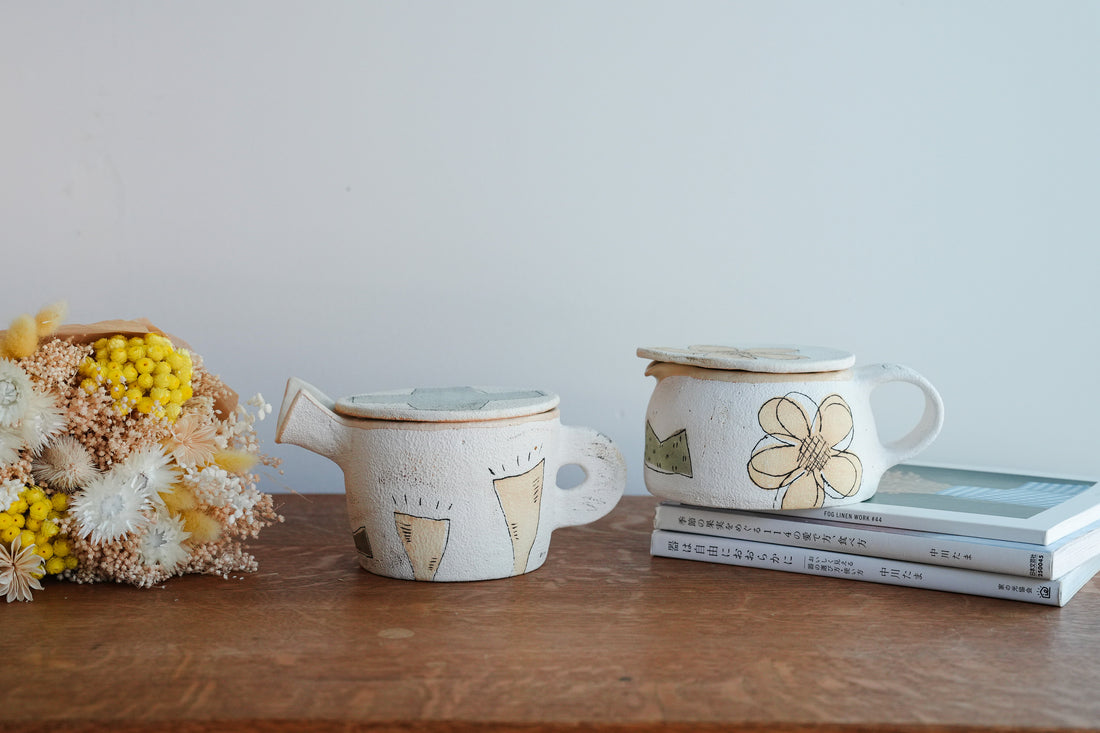 Hapun Pottery 拝志睦子 Teapot HP24