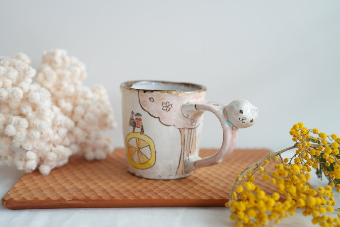 Sayo Horimizu 堀水小夜 Animal Handled Mug SH03