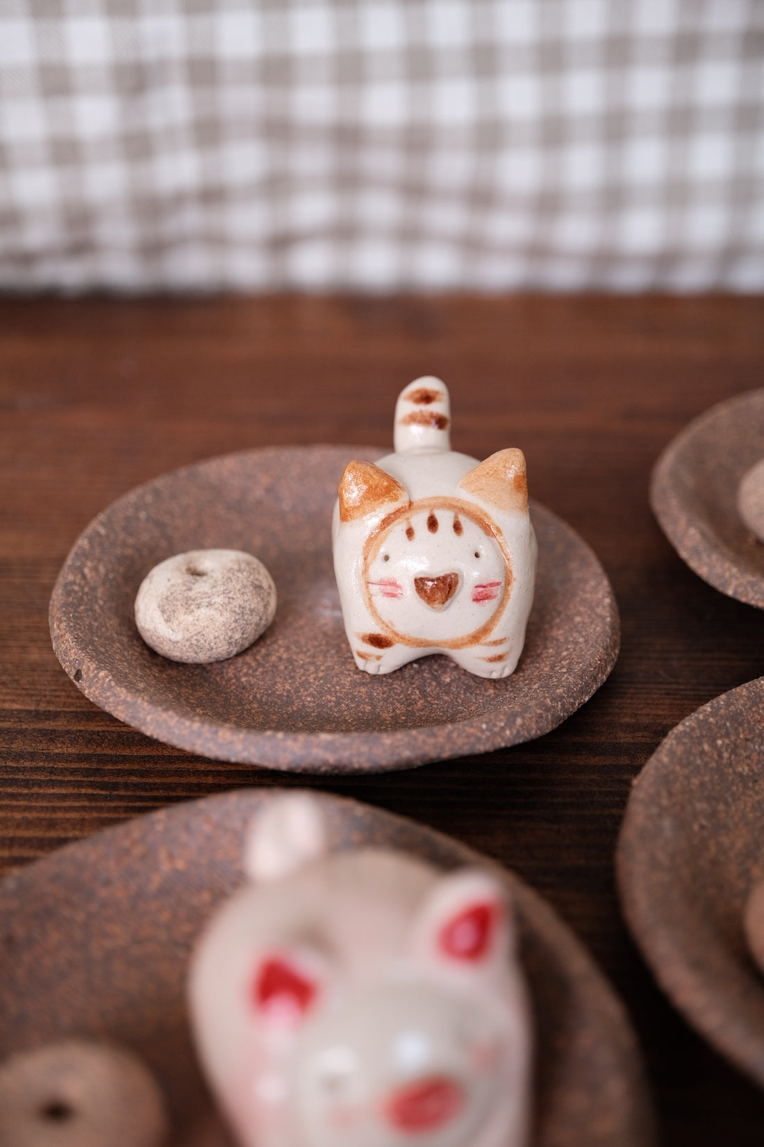 Japanese Clay Animals Incense Holder - Animal Collection