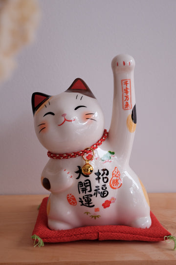 木村桜士堂 Ceramic Lucky Cat - Blessing