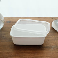 Noda Horo White Series Enamel Food Container