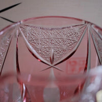 Kagami Crystal - Sake Barware, Edo Kiriko “Kagura”