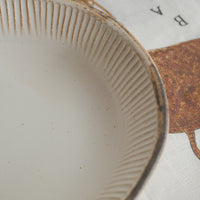 Mashiko Pottery Lined Deep Plate