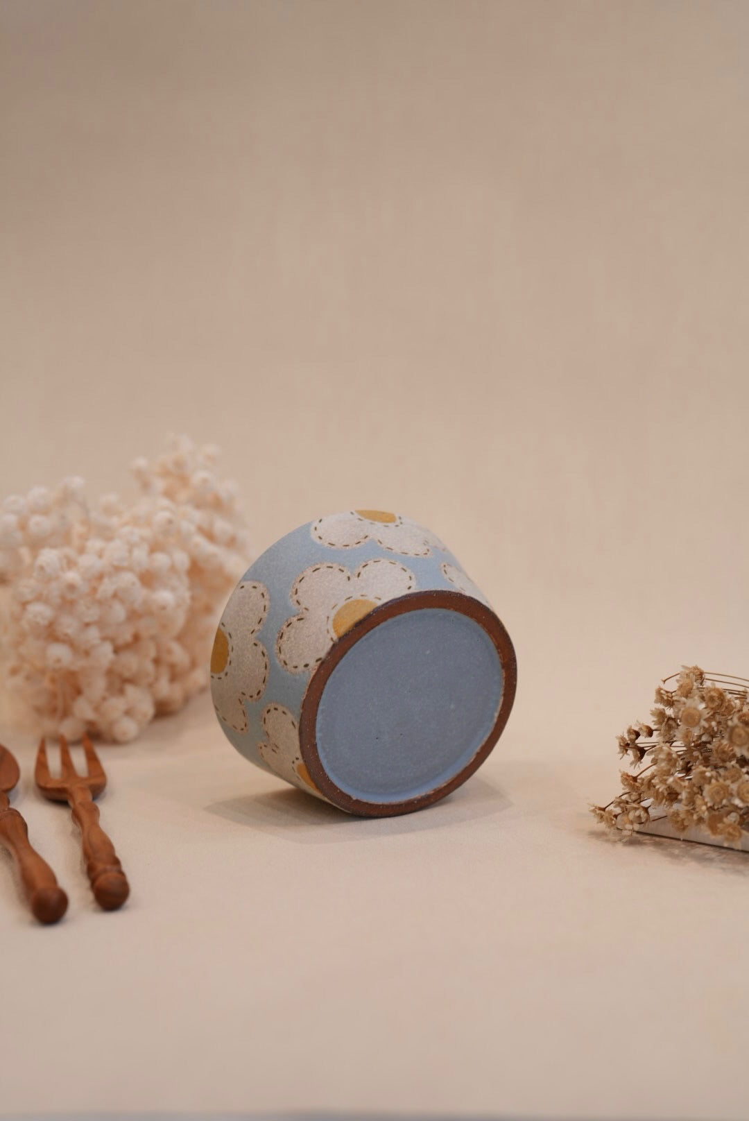 Kei Mitsumochi ミツ持啓 Flower Bowl - Blue KM68