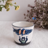 Nakagaki Tomoko Kohiki Hand Painted Teacup  - KP6