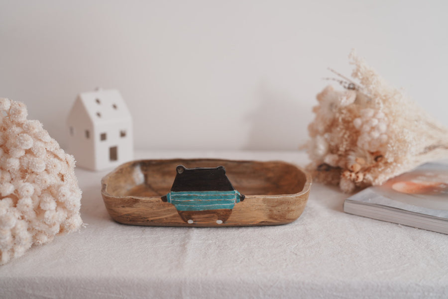 Fumiko Tsuchihashi 土橋文子 - Square Deep Plate FT19 #6