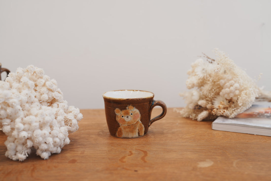 Tomoko Kubo コンガリ舍 Profile Face Bear Mug TK09