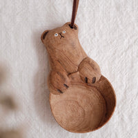 Kumiko Nakamura 星屑制作所 Wood Coffee Spoon - Brown Bear H11