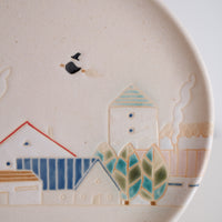 Makiko Furukawa 古川真紀子 City View Oval Plate - Large