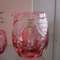 Kagami Crystal - Sake Barware, Edo Kiriko “Kagura”