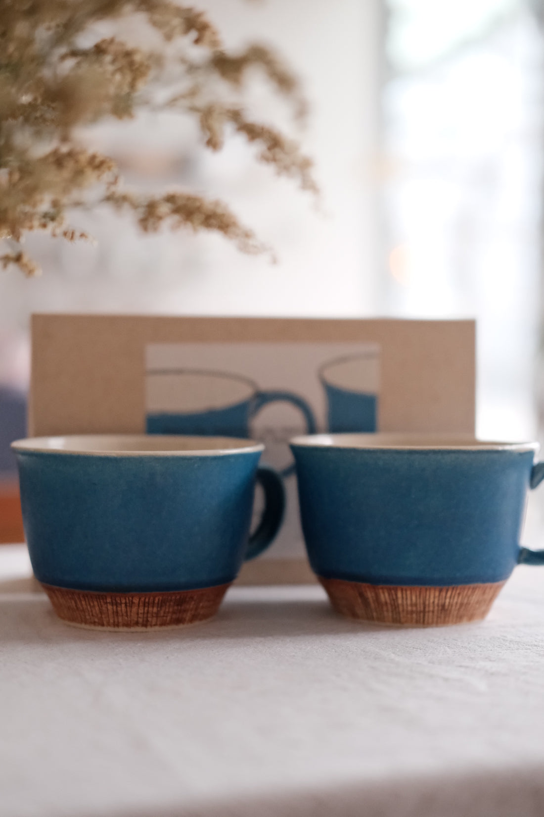 Mino Ware Ceramic Mugs Set