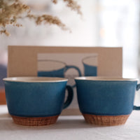 Mino Ware Ceramic Mugs Set