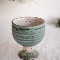 Tsubouchi Mayumi 坪内真弓 Hand Painted Goblet MT17 - #3