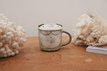 Fumiko Tsuchihashi 土橋文子 - Mug with Lid FT10 #4