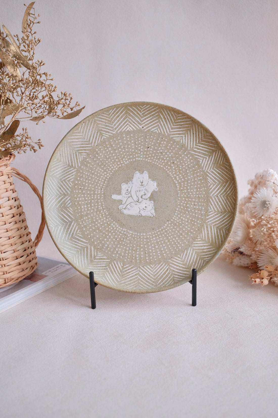 Ayane Hamada 濱田綾音 Large Animal Plate AY11