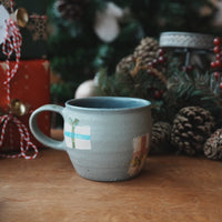 Haruko Harada 原田晴子 Christmas Round Mug - HH37