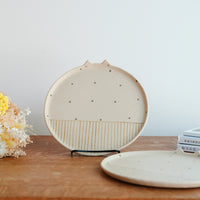 Chiho Yoshida 穗屋工房 Plate with Cat Ear - CY29