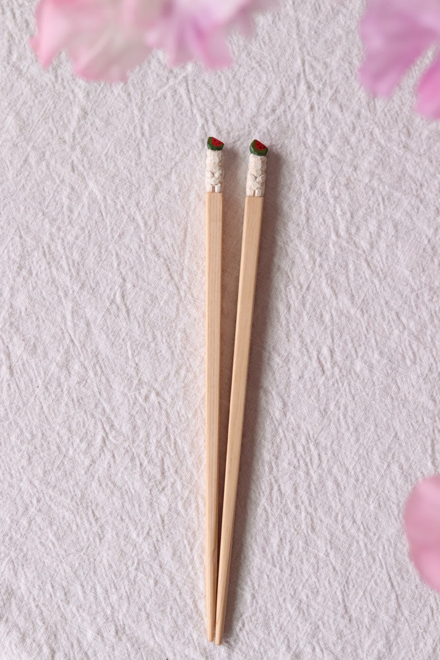 Ayataro Chopsticks - White Bear with Watermelon - aya05