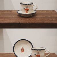 Yukiko Nagahama 長浜由起子 - Christmas Mug with Saucer YN01