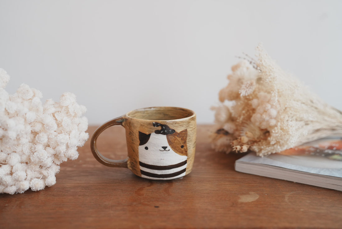 Fumiko Tsuchihashi 土橋文子 - Animal Mug FT02 #9