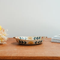 Kumiko Ishikawa 石川久美子 Oval Plate with Double-handle KI20