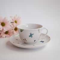 KANA KOBAYASHI 小林加奈 Coffee Mug and Saucer Set - KK10