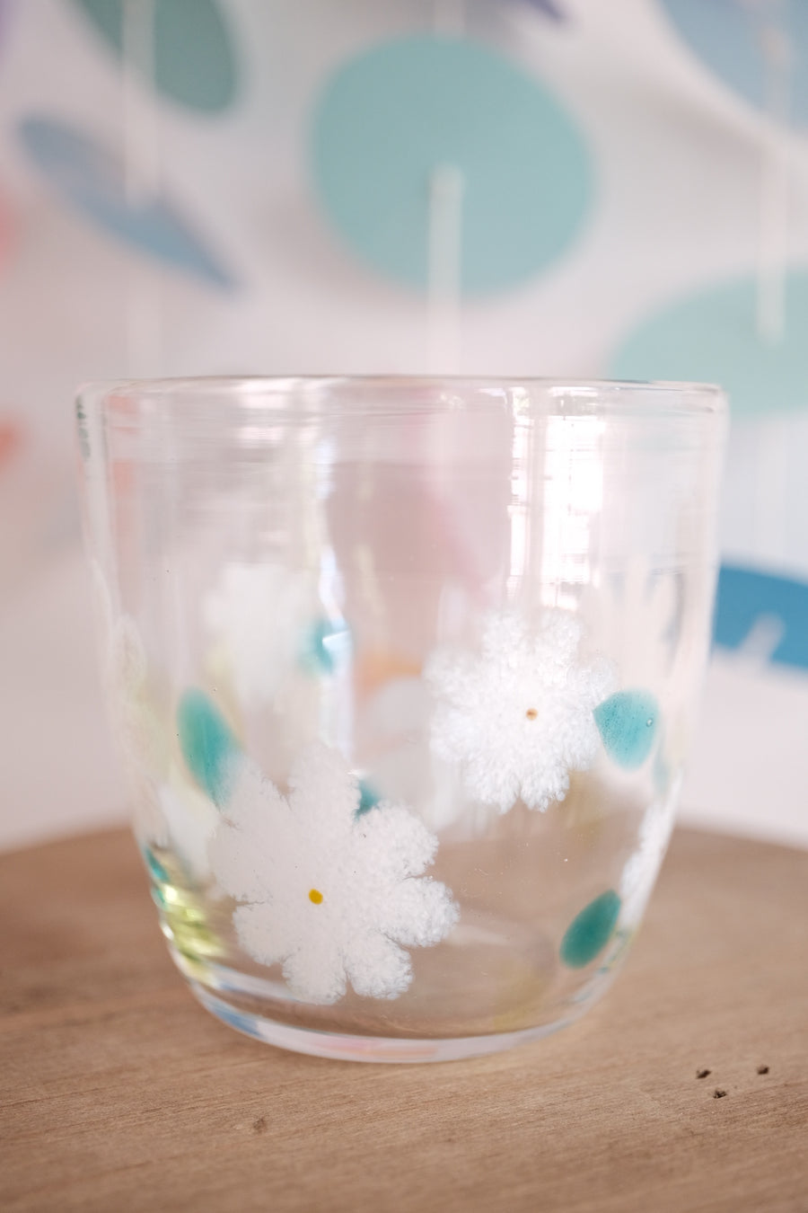 Fuji Glass Studio Flower Glass Cup