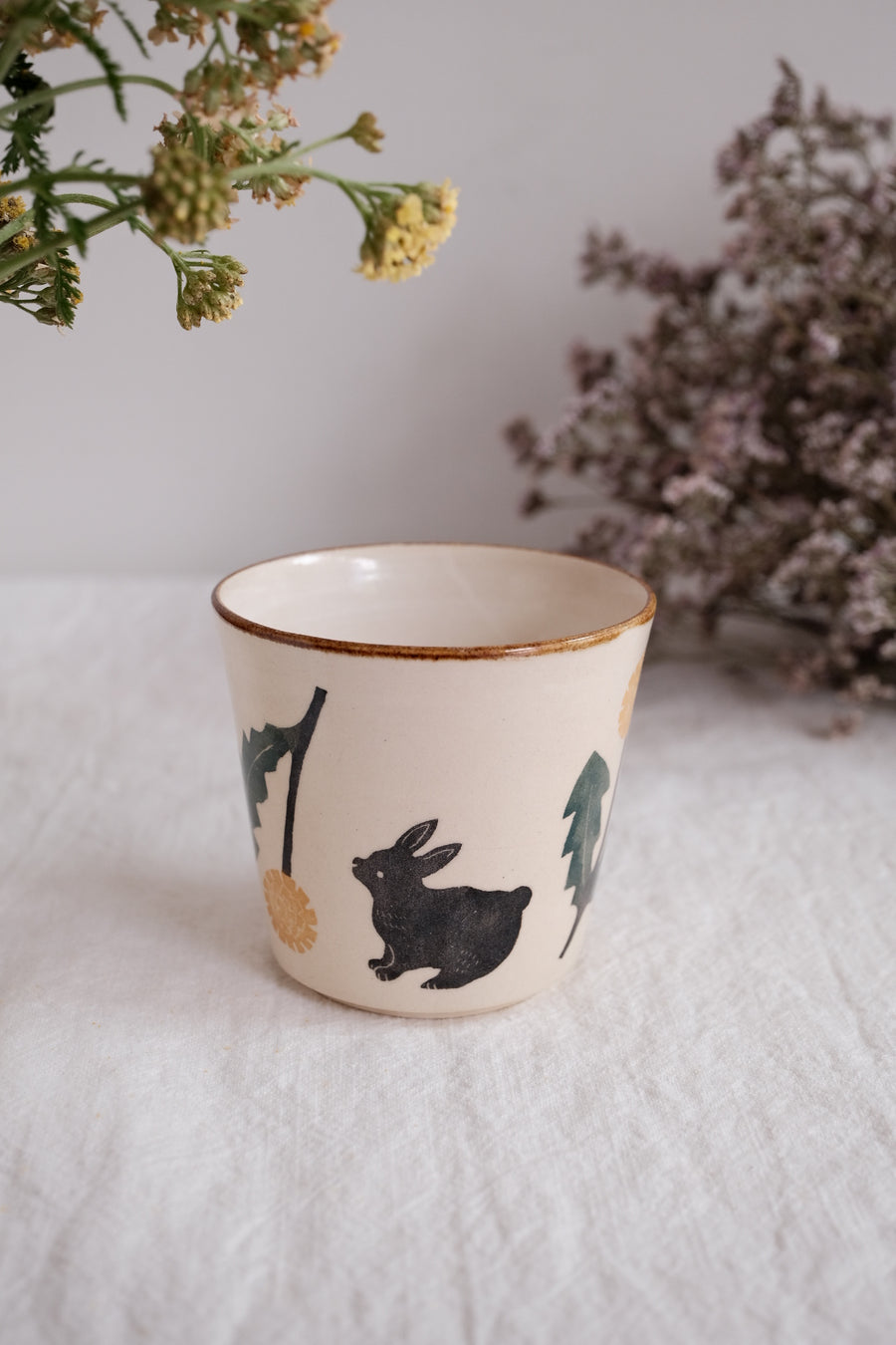 Nakagaki Tomoko Water Color Hand Painted Teacup  #1