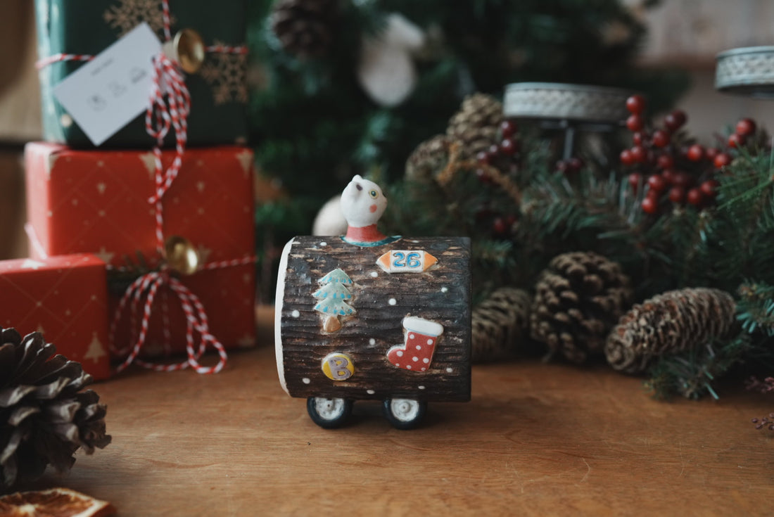Akio Toyama 外山亜基雄 - Wood Grain Car Mug AT01