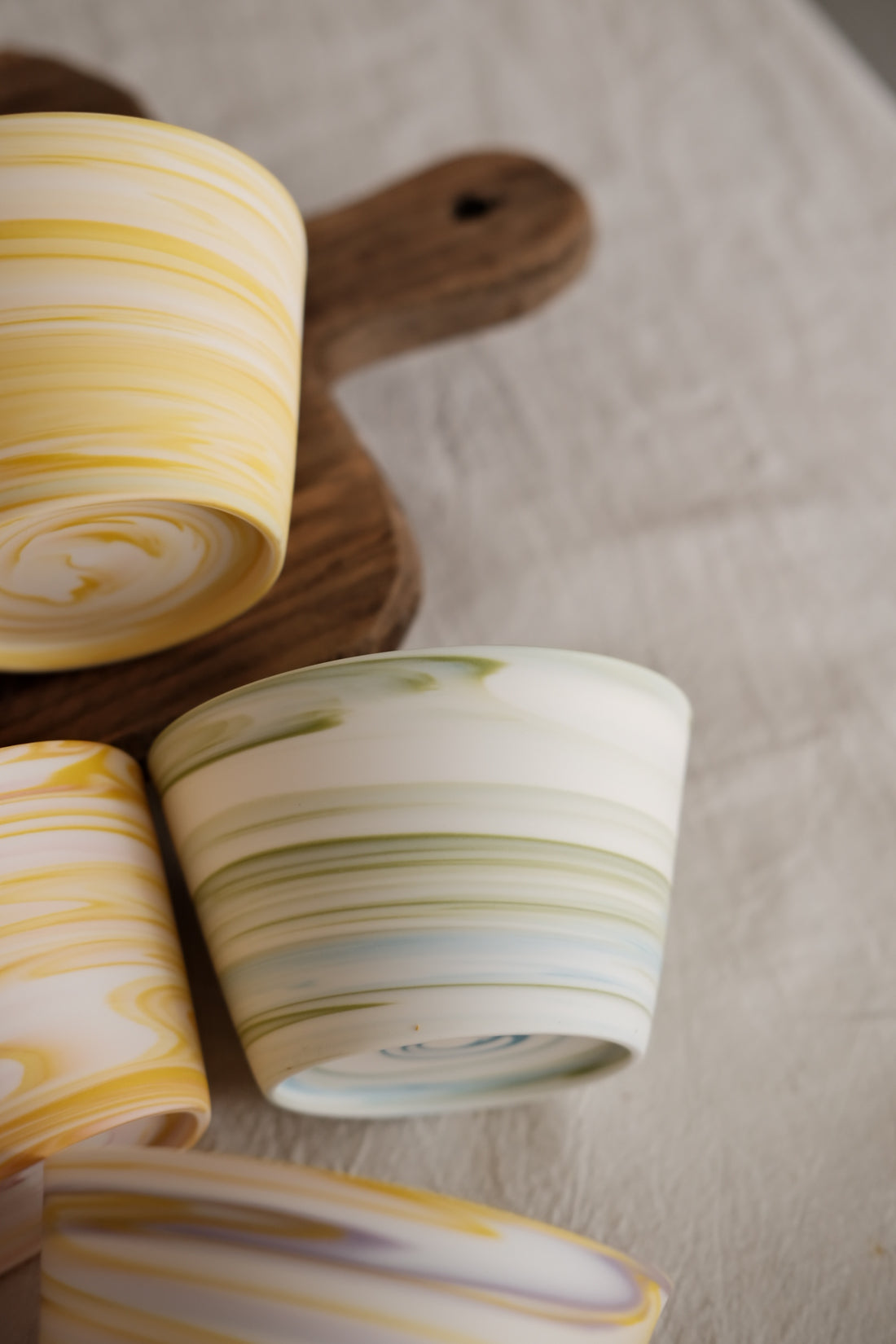 Twistable Glaze Coffee Cups - Baizhi Studio