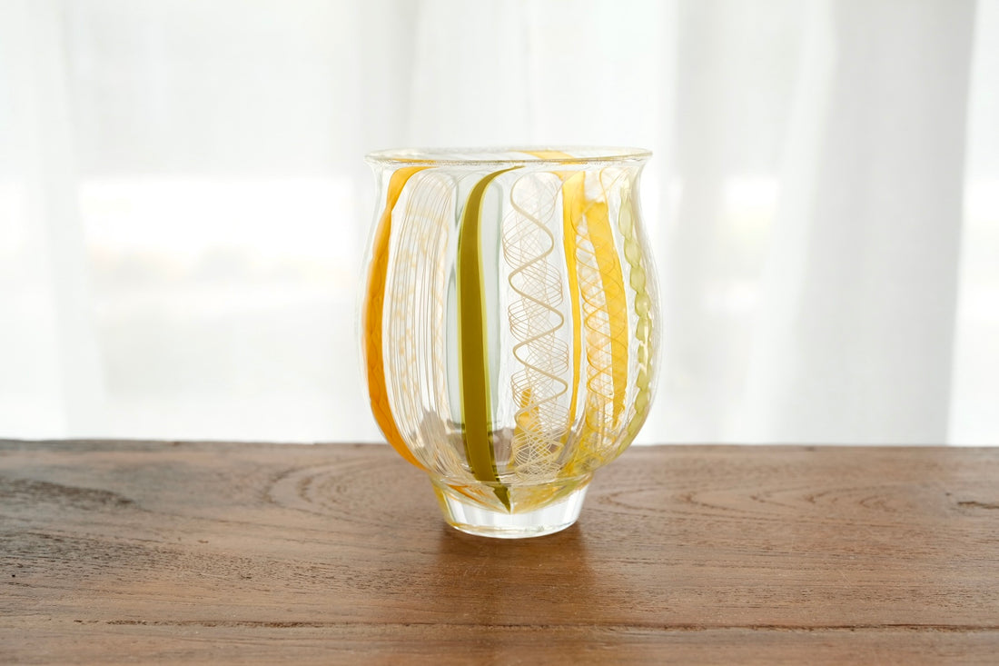 Makiko Kitagata 北形槙子 Lace Round Glass MG08