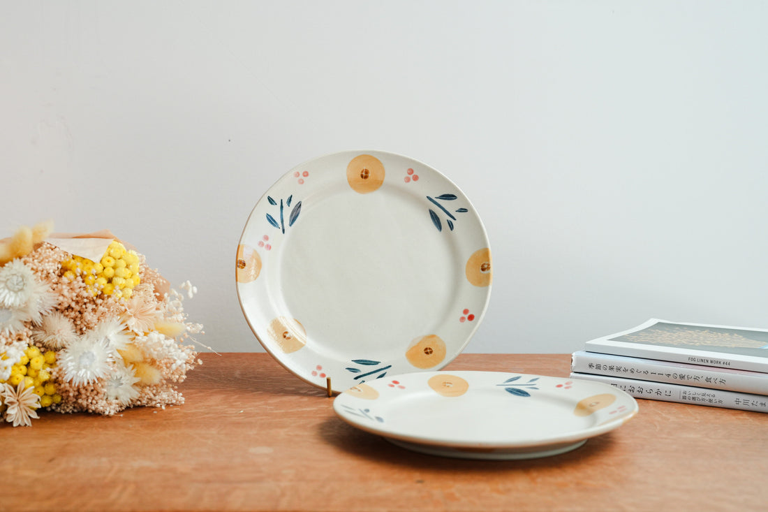 Kumiko Ishikawa 石川久美子 Medium Flower Plate 19cm KI14