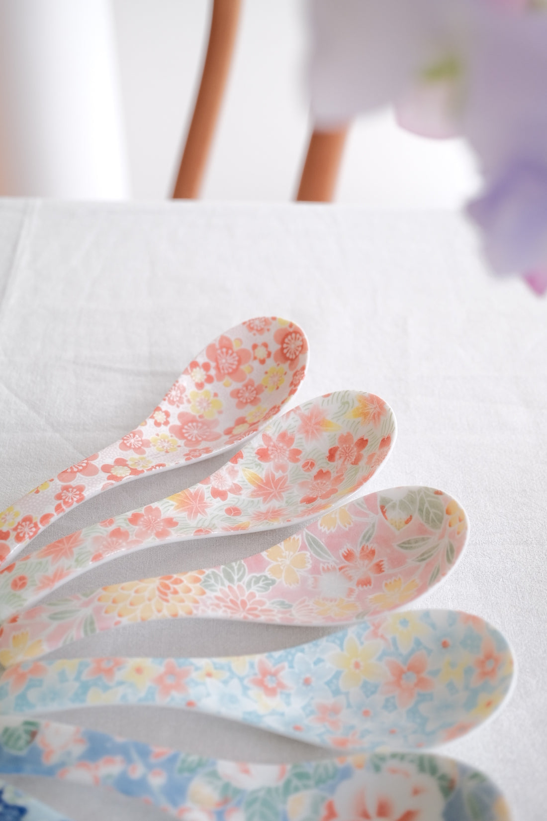 Japanese Ceramic Soup Spoon