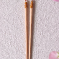 Ayataro Chopsticks - Bear with White Flower - aya05