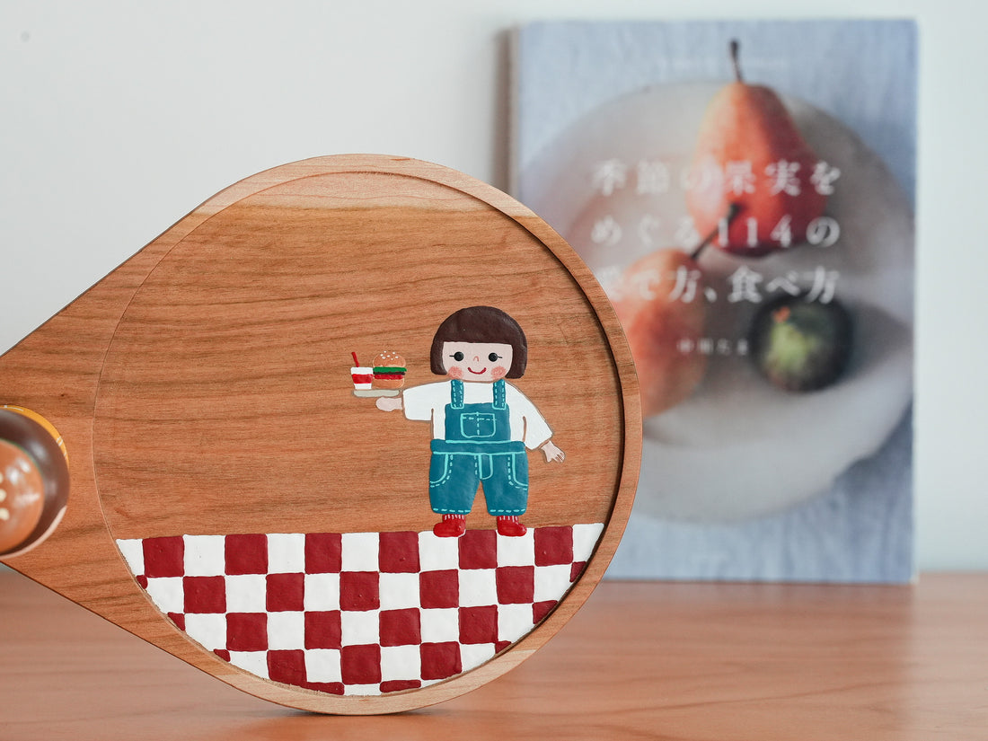 Kiezakka 木繪雜貨 Coffee Plate - Burger KZ05