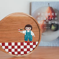 Kiezakka 木繪雜貨 Coffee Plate - Burger KZ05