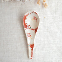 Seto Ware Flower Soup Spoon