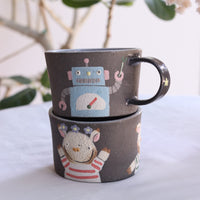 Akemi Nakamura 中村明美 Animal Mug AN03