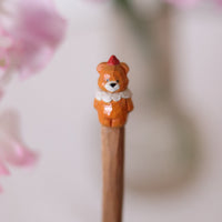 Ayataro Small Spoon - Orange Bear - aya11