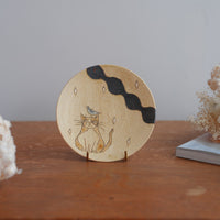 Shoko Hirano 平野照子 Cat Small Plate SR12 #5