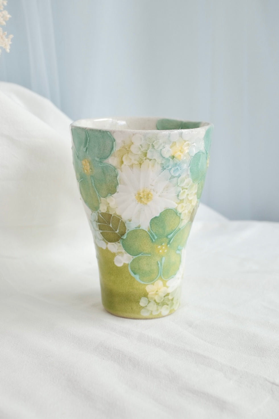 Seto Ware Flower Coke Cup