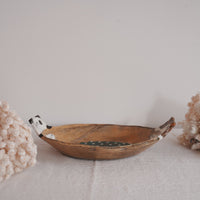 Fumiko Tsuchihashi 土橋文子 - Oval Deep Plate FT13 #2