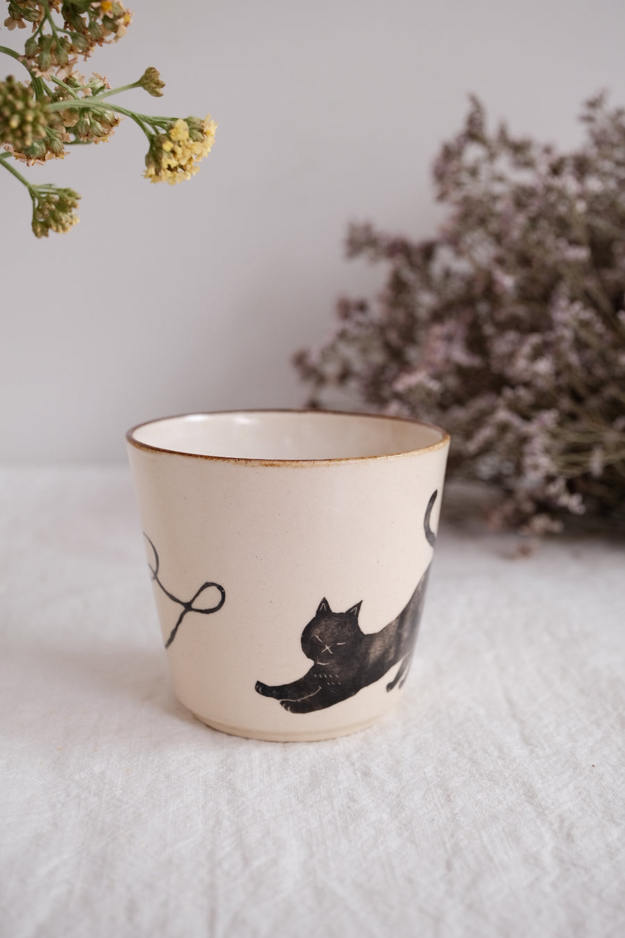 Nakagaki Tomoko Water Color Hand Painted Teacup  #2