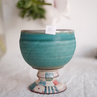 Tsubouchi Mayumi 坪内真弓 Hand Painted Goblet MT17 - #1