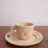 Aya Watanuki 綿貫彩 Mug - Small (Yellow Swimming)